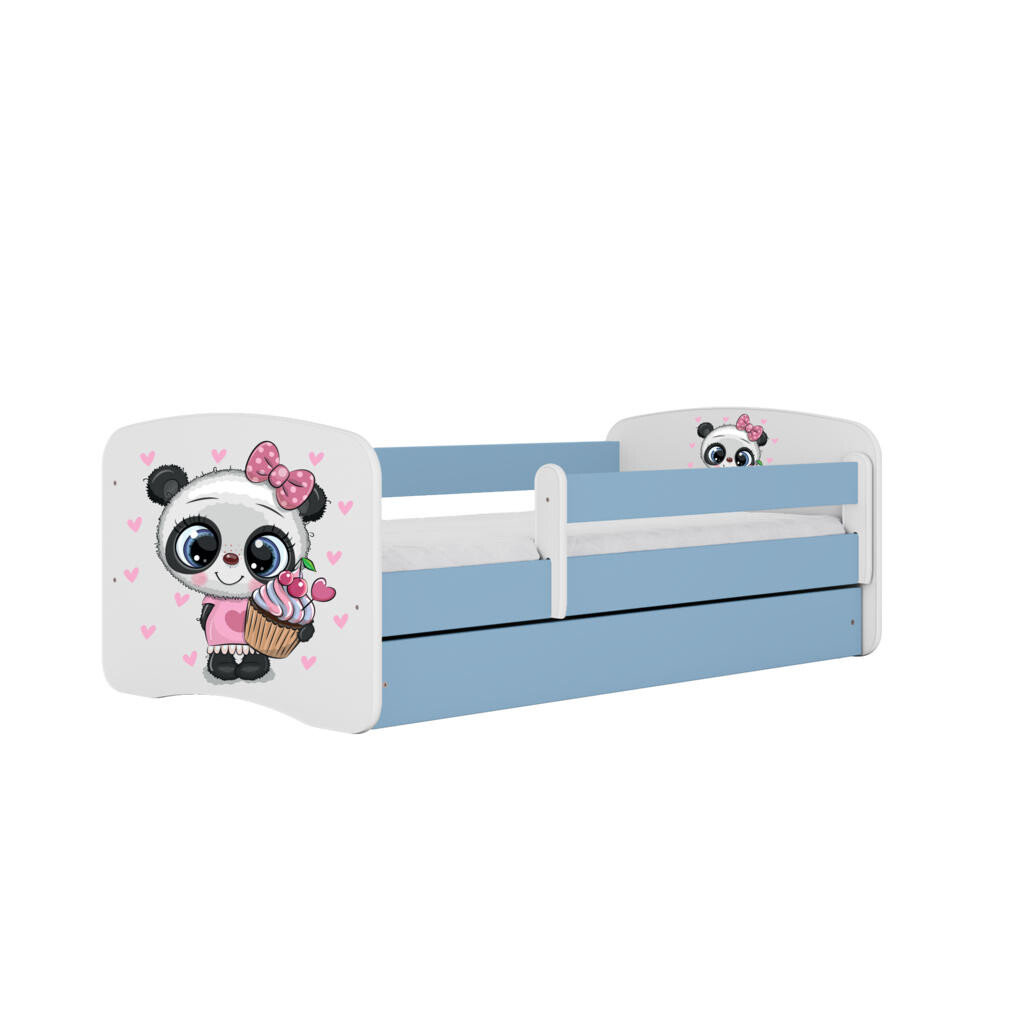 RAUMHIRSCH FURNITURE DĚTSKÁ POSTEL Panda se zásuvkou a matrací 160/80