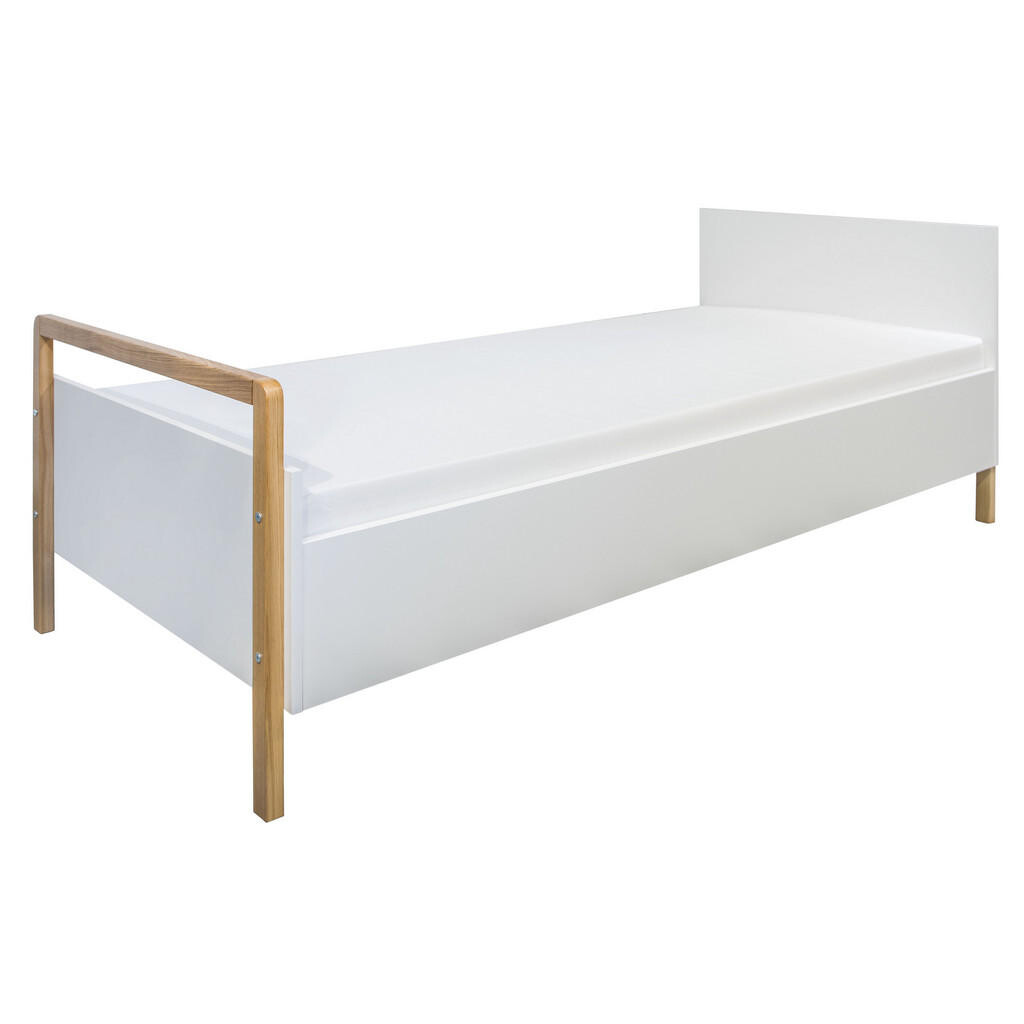 RAUMHIRSCH FURNITURE DĚTSKÁ POSTEL Viktor bez zásuvky a matrace, bílá 180/80