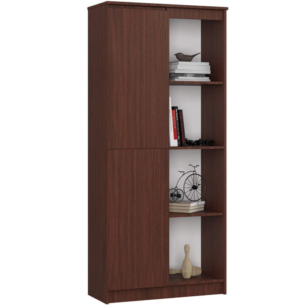 RAUMHIRSCH FURNITURE STOJACÍ REGÁL Tmavě hnědý 180/80/35