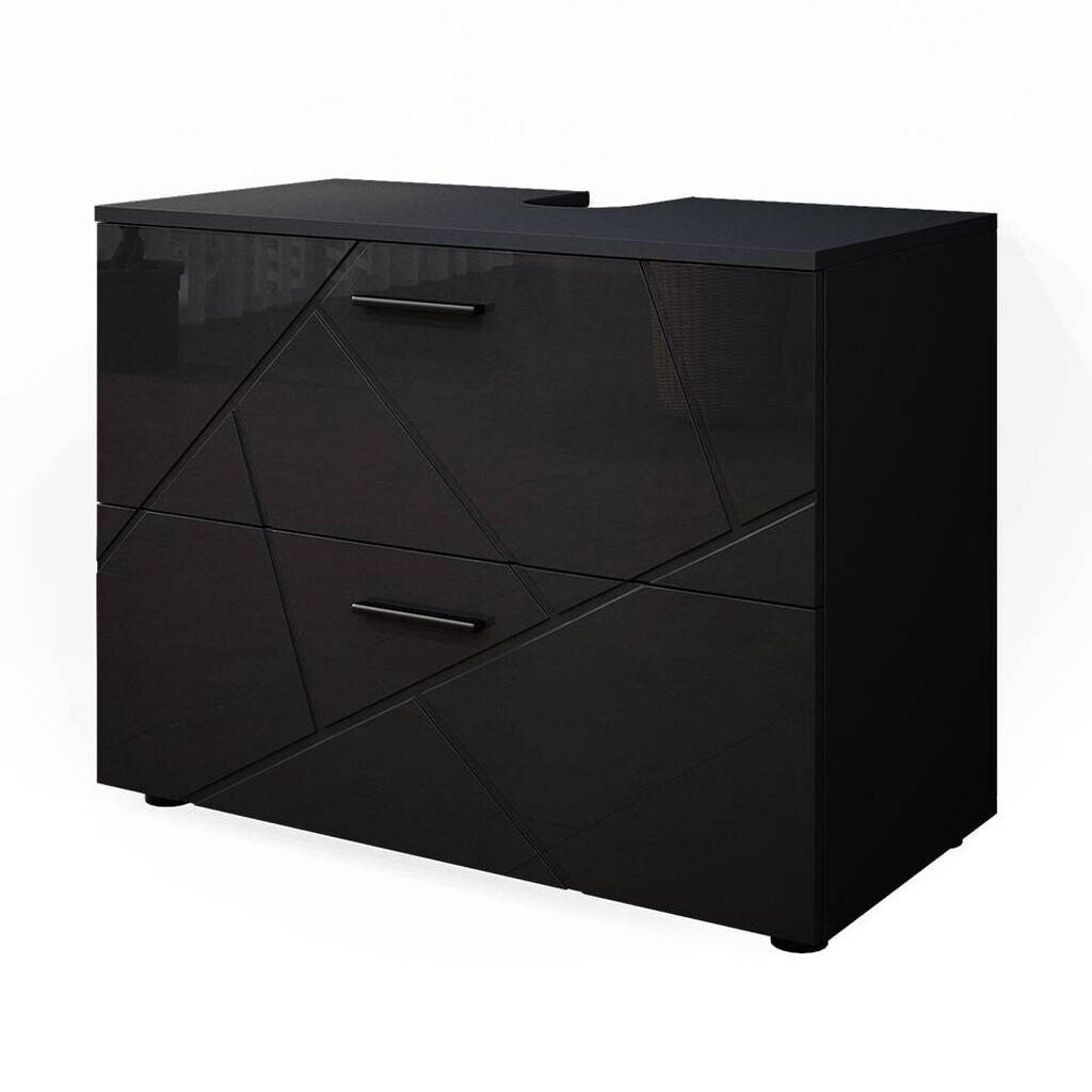 Vicco ZÁKLADNÍ SKŘÍŇKA POD UMYVADLO Irma Antracitový vysoký lesk 80 x 58.6 cm