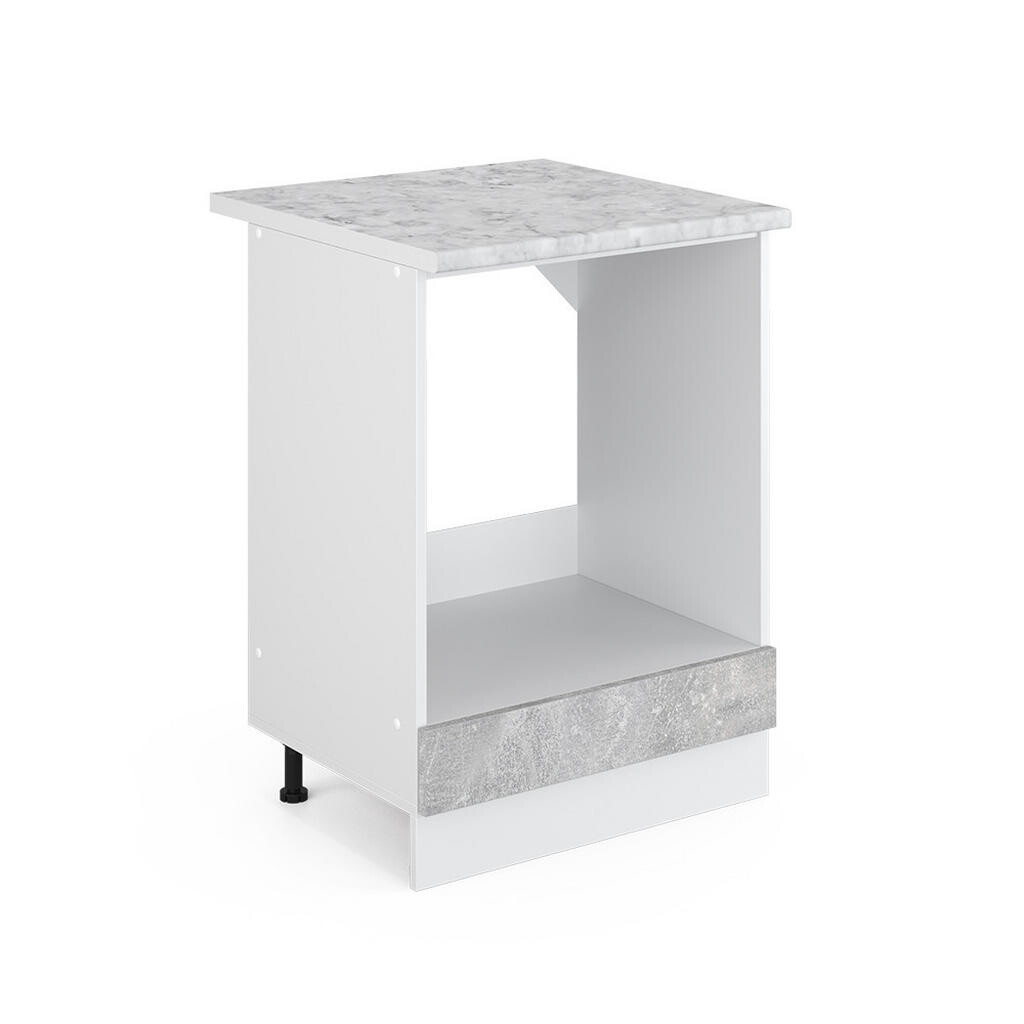 Vicco SKŘÍŇKA NA VESTAVĚNOU TROUBU R-Line Beton 60 cm s pracovní deskou