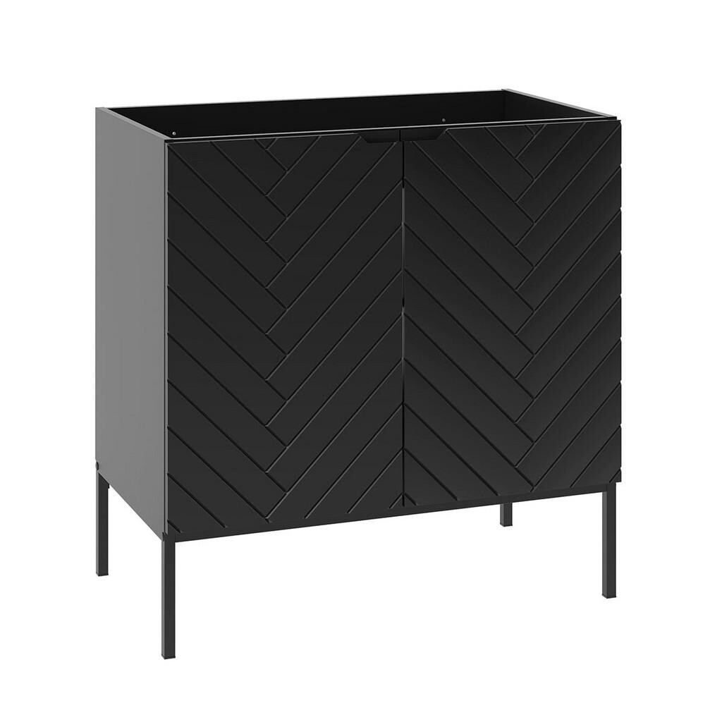 Petits-meubles SKŘÍŇKA POD UMYVADLO 80cm Daria Černá