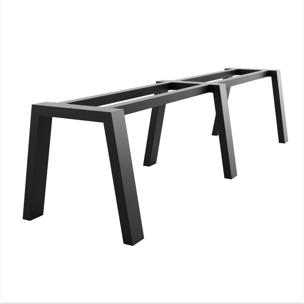 Metalo Pro KOVOVÉ NOHY KE STOLU Thusia Extreme Long černá 320/80/72 cm