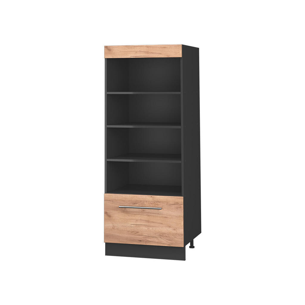 Vicco KUCHYŇSKÝ REGÁL Fame-Line, Zlatý mocný dub/Antracit, 60 cm