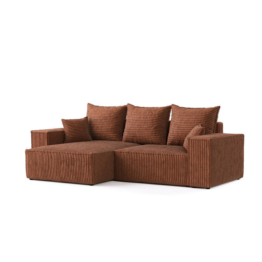 AltaBeds ROHOVÁ SEDAČKA SENSO, textil, Měděná