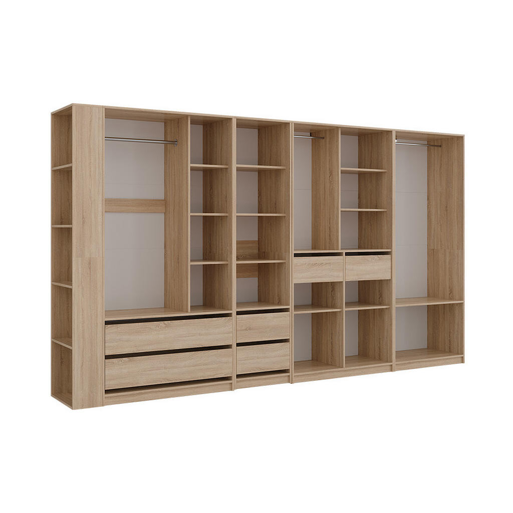 Vicco ŠATNÍ SKŘÍŇ Elmo Sonoma 50 x 200 cm Sada 5 kusů