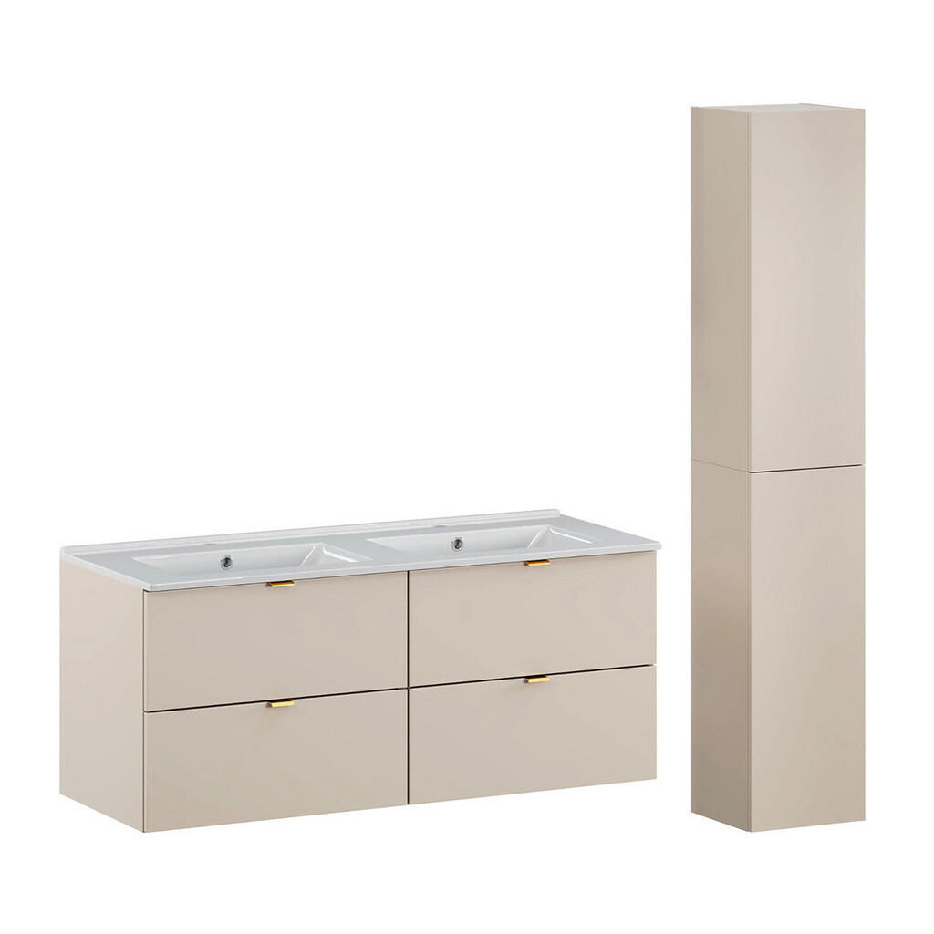 Petits-meubles KOUPELNOVÝ NÁBYTEK 120cm Azel 2er-Set Kašmír