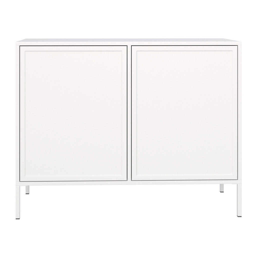 Selsey SIDEBOARD Velveto bílý 100cm