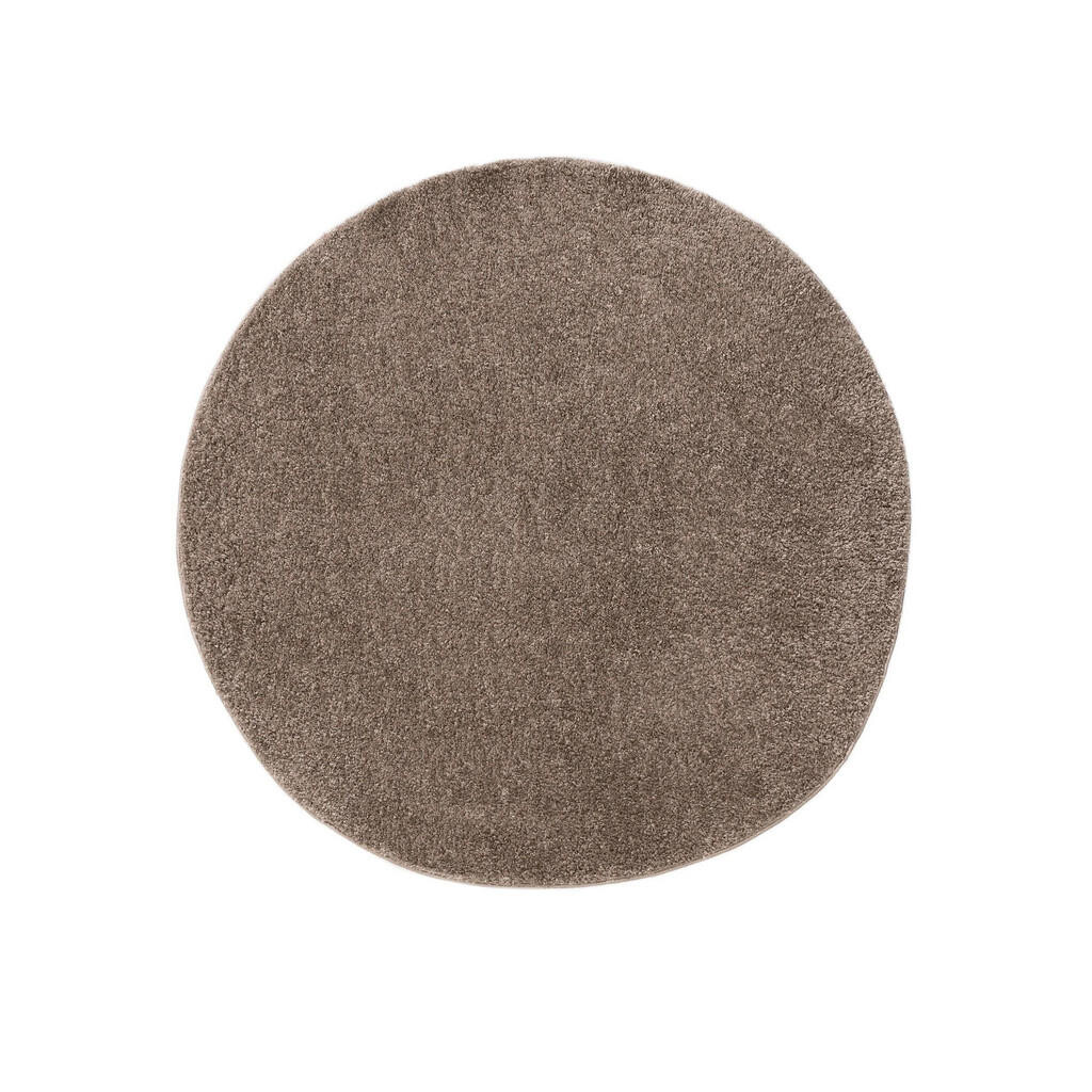 benuta PRATELNÝ shaggy koberec Soho Taupe ø 160 cm