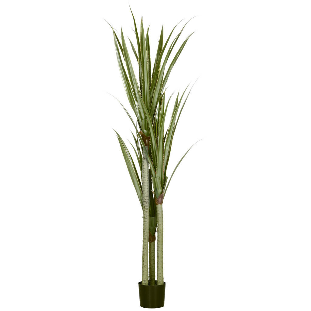 HOMCOM UMĚLÁ ROSTLINA Yucca 17/17/190 cm