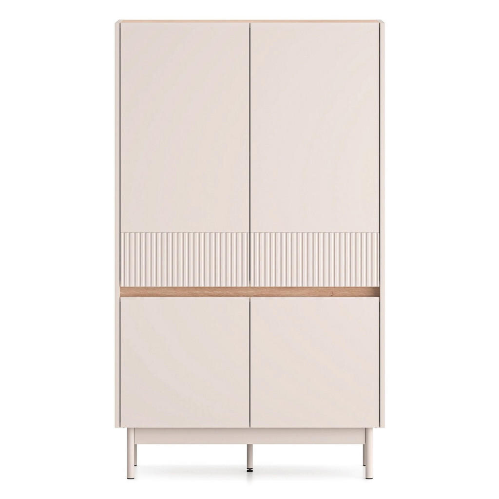 Selsey HIGHBOARD Dunea kašmírově šedá/dekor dubu 92 cm