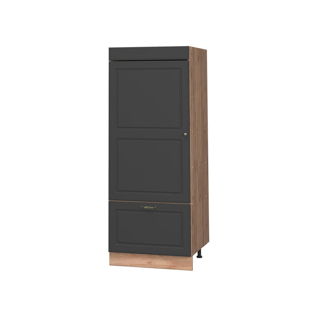 Vicco KUCHYŇSKÁ SPÍŽNÍ SKŘÍŇ Fame-Line, Anthrazit-Gold Landhaus/Zlatý mocný dub, 60 cm