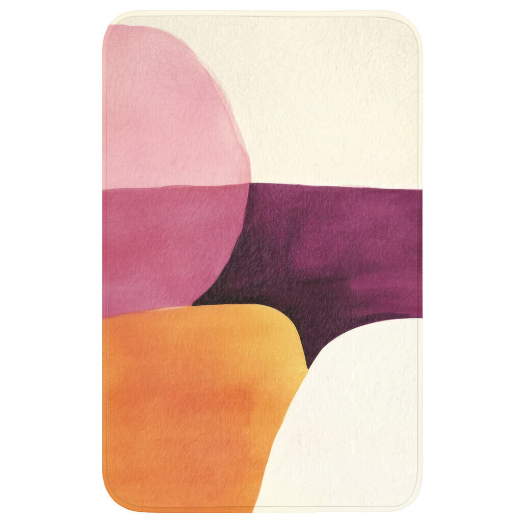OnlyWow WC PŘEDLOŽKA Tvary - abstraktní - barevné 50x80 cm