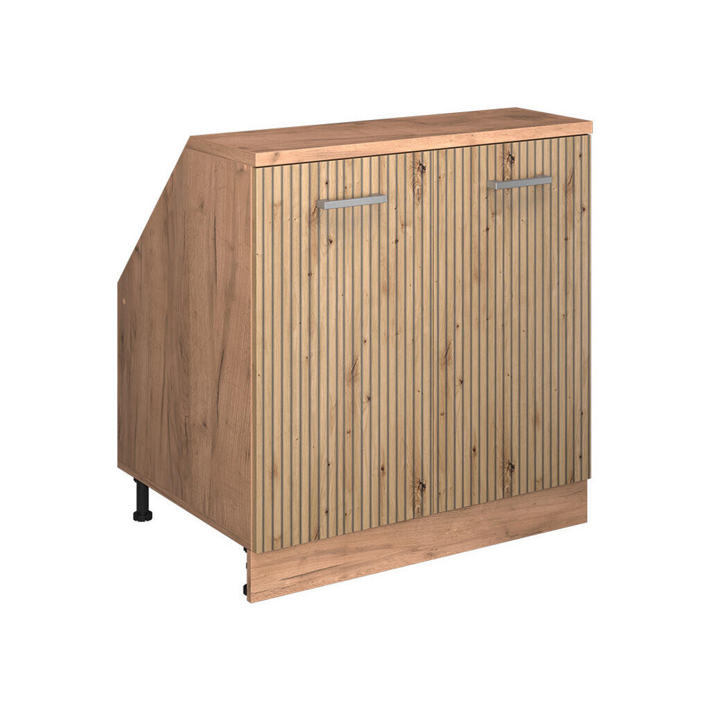 Vicco R-LINE Řemeslný dub 80 cm se 2 dveřmi, korpus skříně hloubka 60 cm