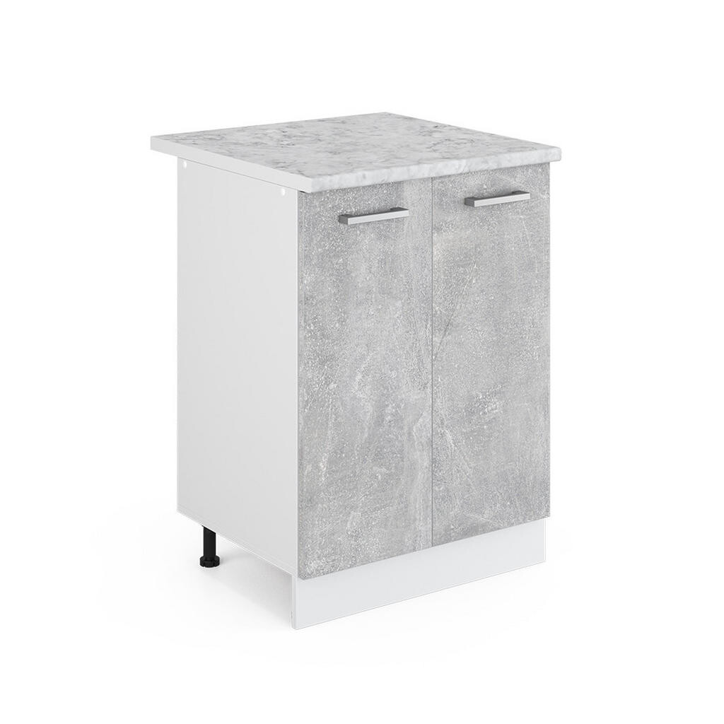Vicco SPODNÍ SKŘÍŇKA KUCHYŇSKÉ LINKY R-Line Beton 60 cm s pracovní deskou