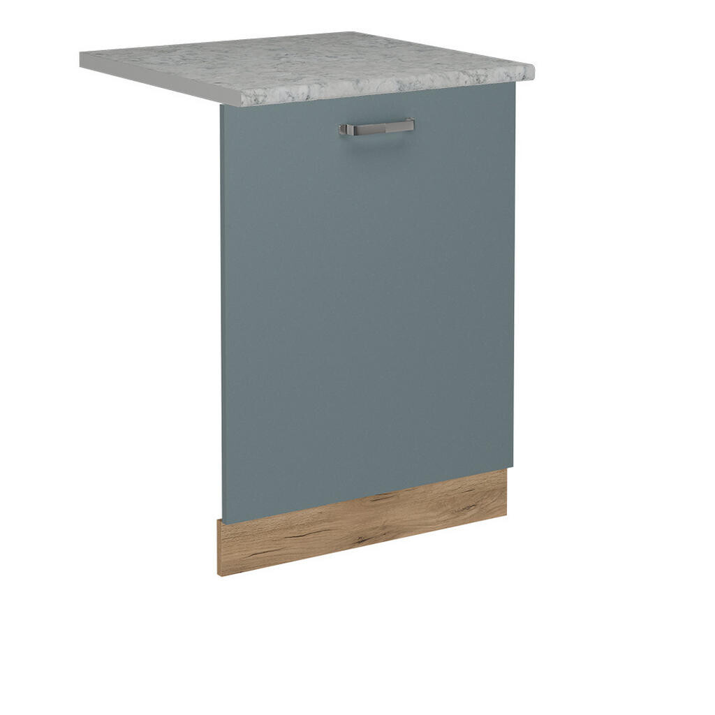 Vicco ČELNÍ PANEL MYČKY R-Line Modrošedá 60 cm s pracovní deskou