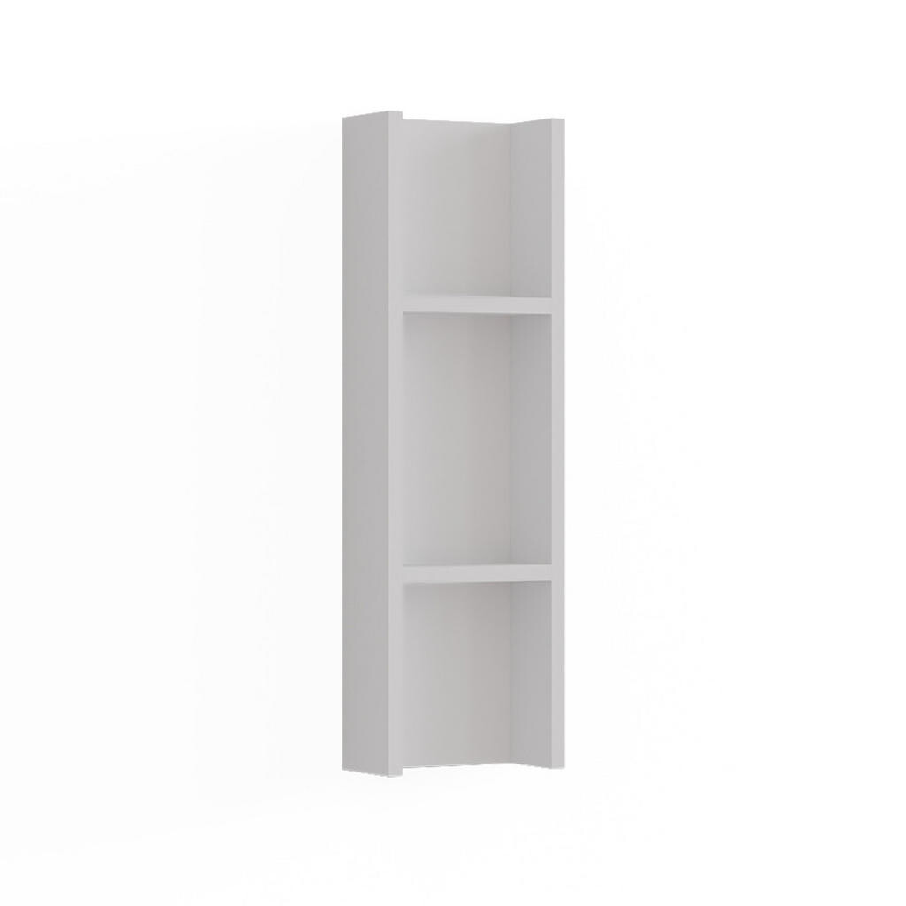 Vicco PŘÍBORNÍK Sherry Bílá 20 x 65 cm se 3 úložnými přihrádkami
