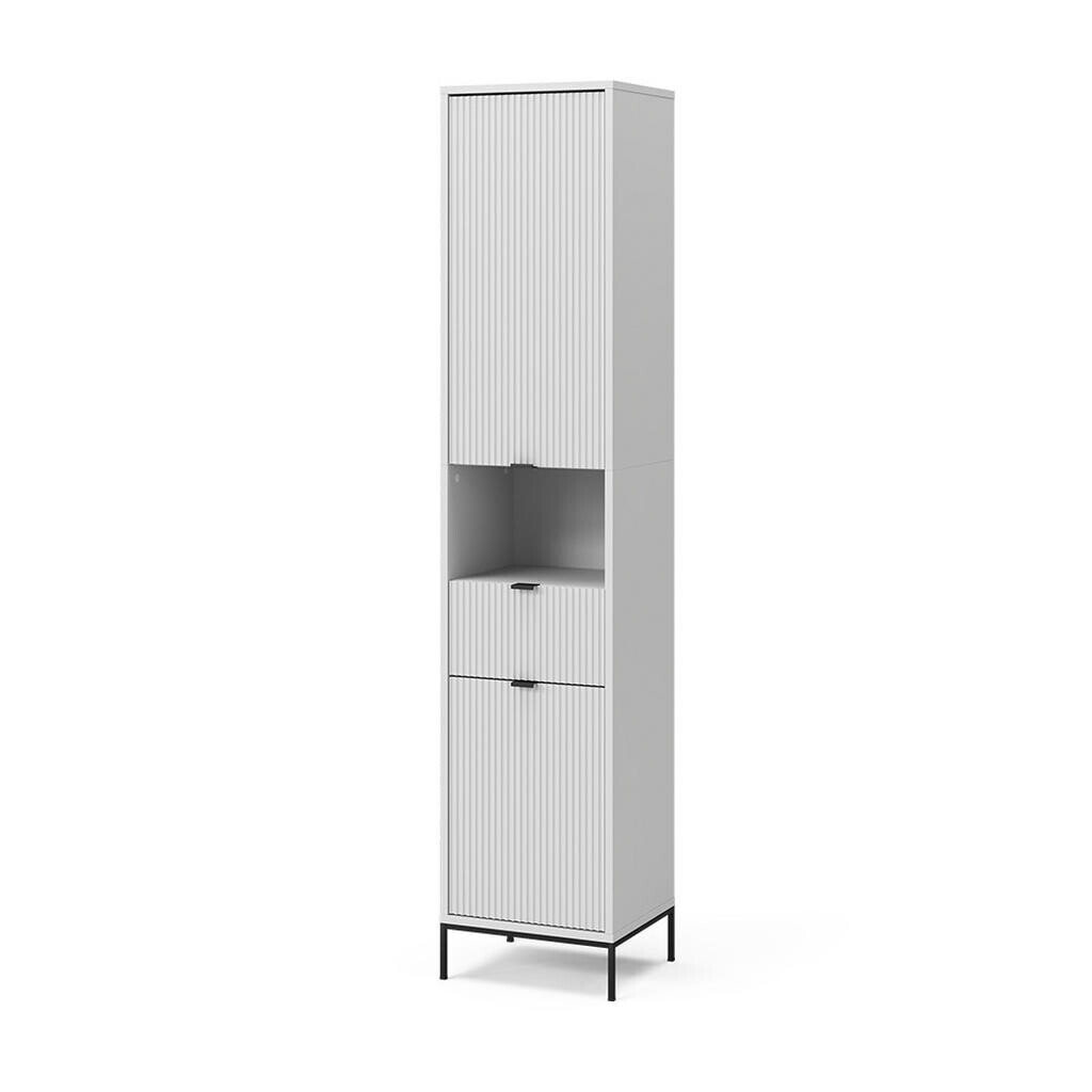 Vicco KOUPELNOVÁ SKŘÍŇKA Eliza Bílá 40 x 190 cm s dvířky a zásuvkou