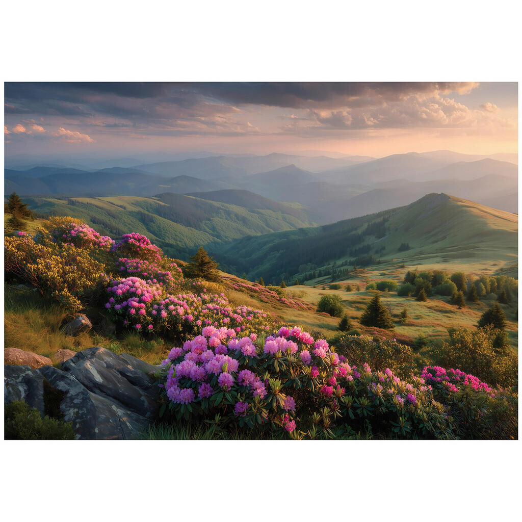Wallarena FOTOTAPETA Horská krajina Zelená 300x210 cm
