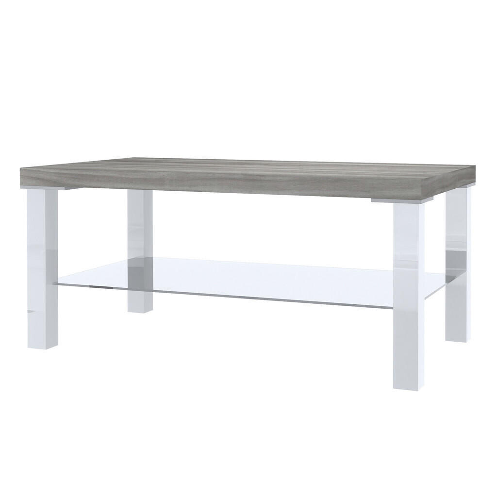 B BELINI GROUP OBÝVACÍ STŮL 90 x 45 cm, Bílá / Glamour dřevo