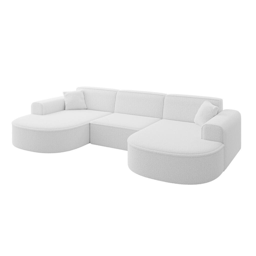 ALTDECOR SEDACÍ SOUPRAVA MARI-U1 – 303 x 171 x 79 cm, bílá, buklé