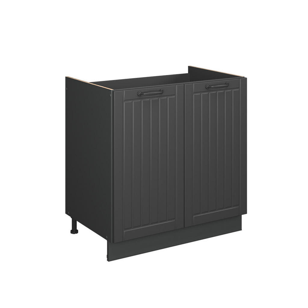 Vicco SKŘÍŇKA POD DŘEZ Fame-Line Tmavě šedá 80 cm , PD Dub