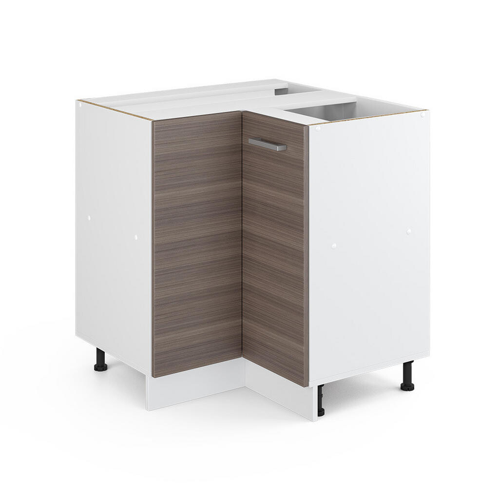 Vicco UNIVERZÁLNÍ ROHOVÁ SKŘÍŇ R-Line Šedá 75.6 cm s dvířky, bez pracovní desky