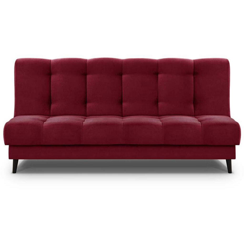Beautysofa 3MÍSTNÁ rozkládací pohovka Nancy, bordó