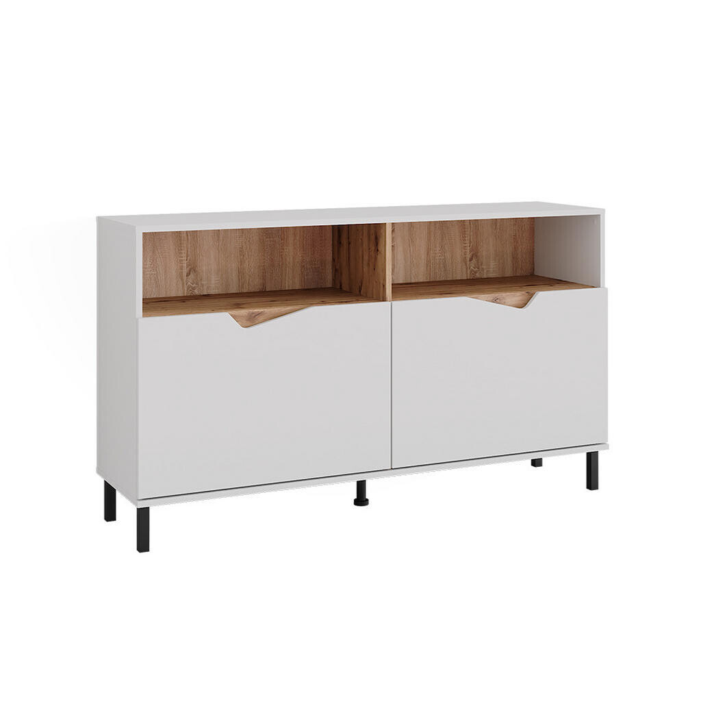 Vicco KREDENC Marelle Bílá/Artisan 140 x 81.3 cm se 2 dveřmi