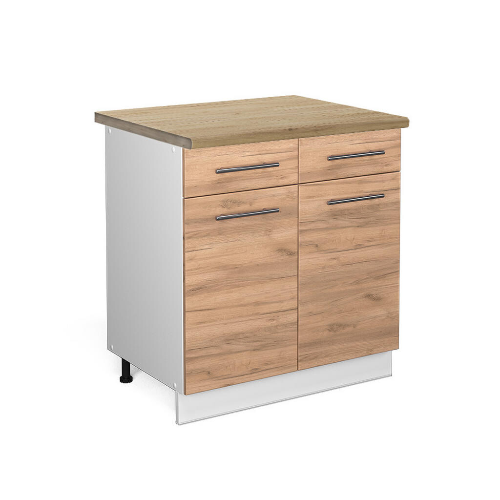 Vicco SPODNÍ SKŘÍŇKA KUCHYŇSKÉ LINKY Fame-Line Zlatý mocný dub 80 cm , PD Dub