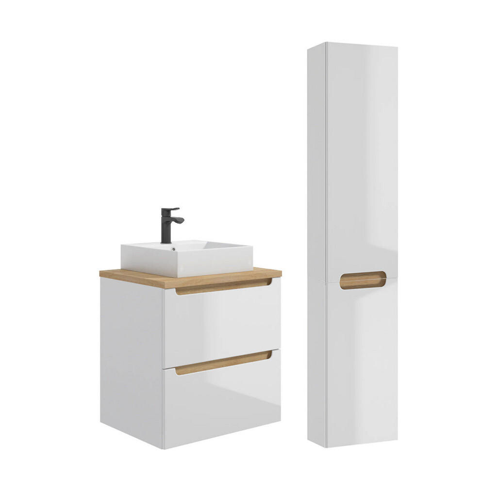 Petits-meubles KOUPELNOVÝ NÁBYTEK 60cm Livia 2er-Set Bílá