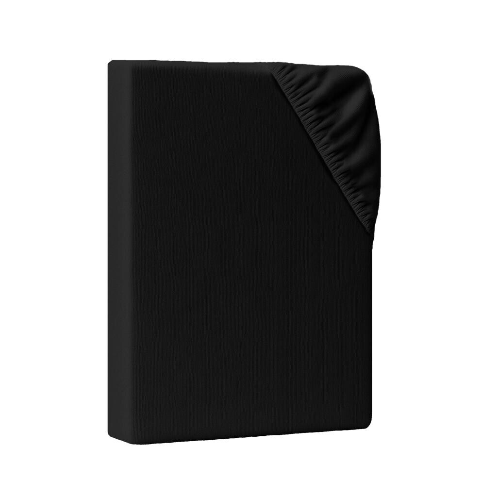 AM Qualitätsmatratzen NAPÍNACÍ prostěradlo 100/190/12 cm Černé