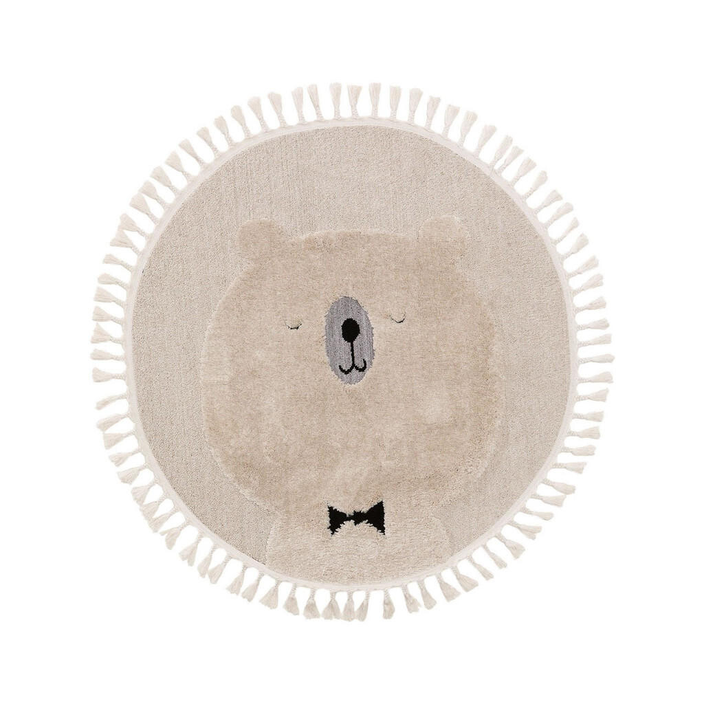 KUNSTLOFT DĚTSKÝ koberec Momo Krémová ø 120 cm