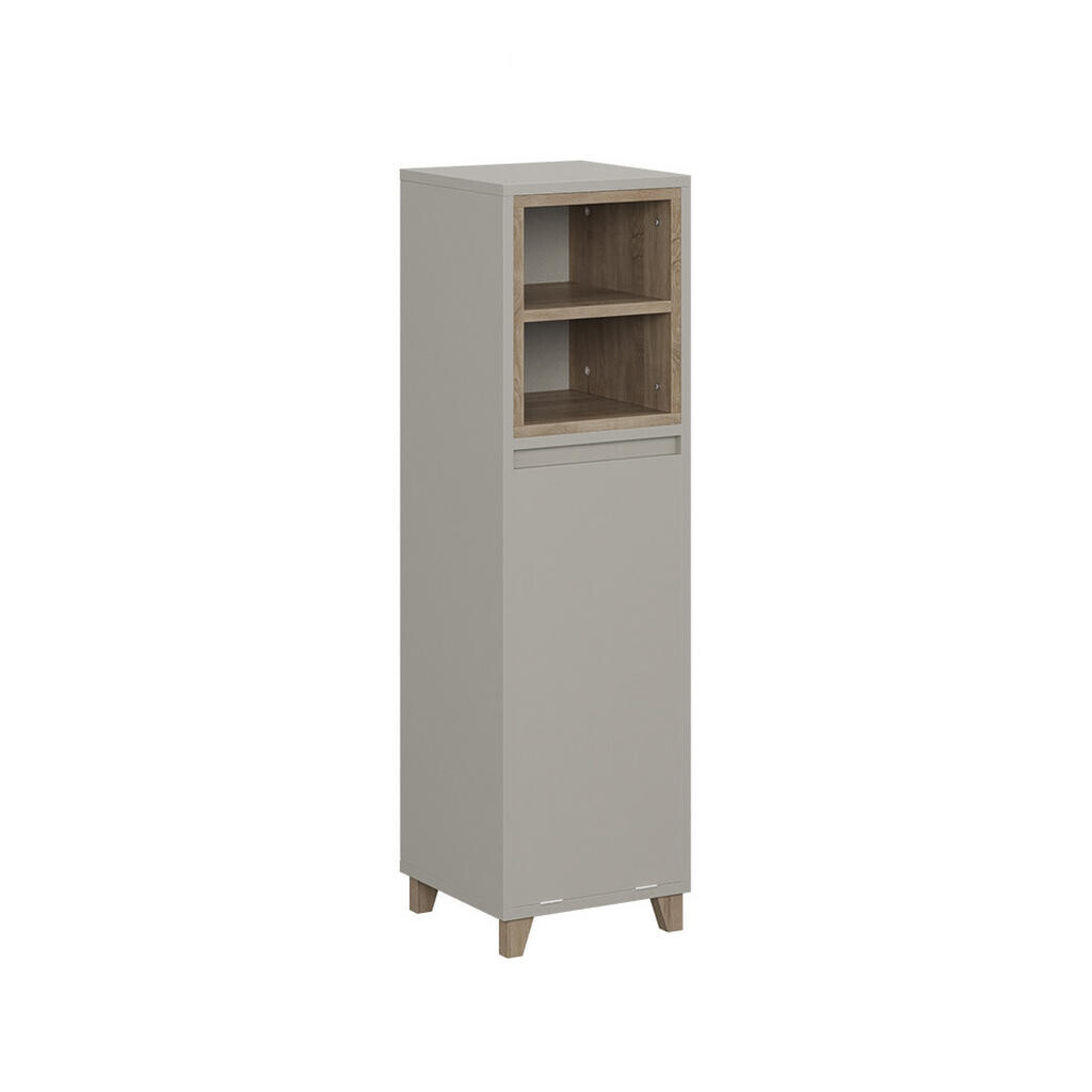 Vicco STŘEDNÍ SKŘÍŇKA Elnor Greige 30 x 105.2 cm s výklopným košem na prádlo