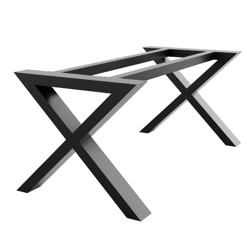 Metalo Pro KOVOVÉ NOHY KE STOLU Belaga Extreme černá 180/80/72 cm