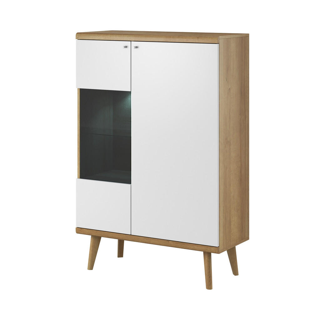 MASSENO VITRÍNA PRIMARIO 90/134/40 cm Dub