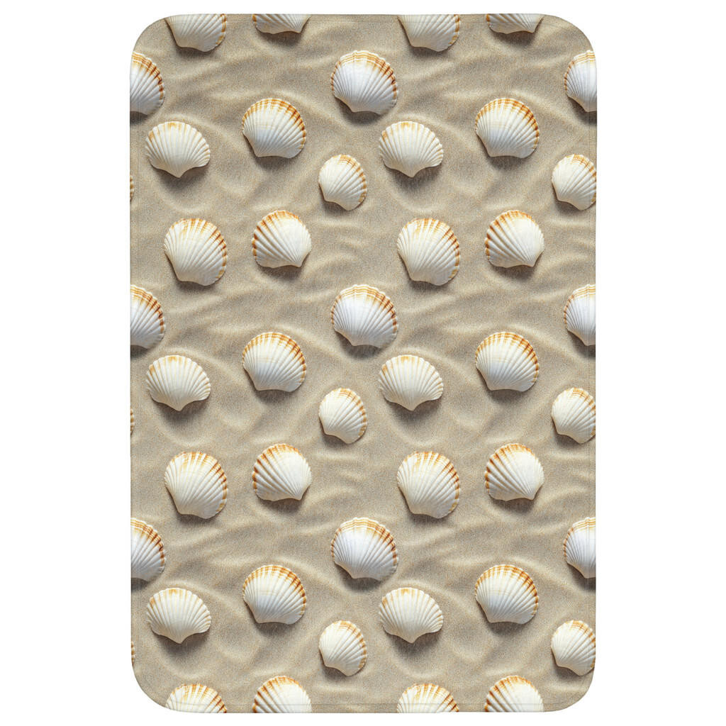 OnlyWow WC PŘEDLOŽKA Mušle - Písek - Námořní 60x90 cm