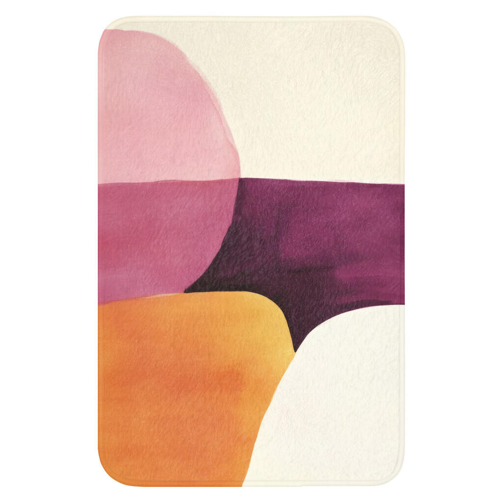 OnlyWow WC PŘEDLOŽKA Tvary - abstraktní - barevné 40x60 cm
