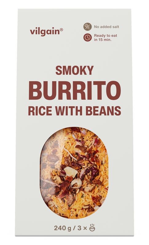 Vilgain Uzená burrito rýže s fazolemi – 240 g