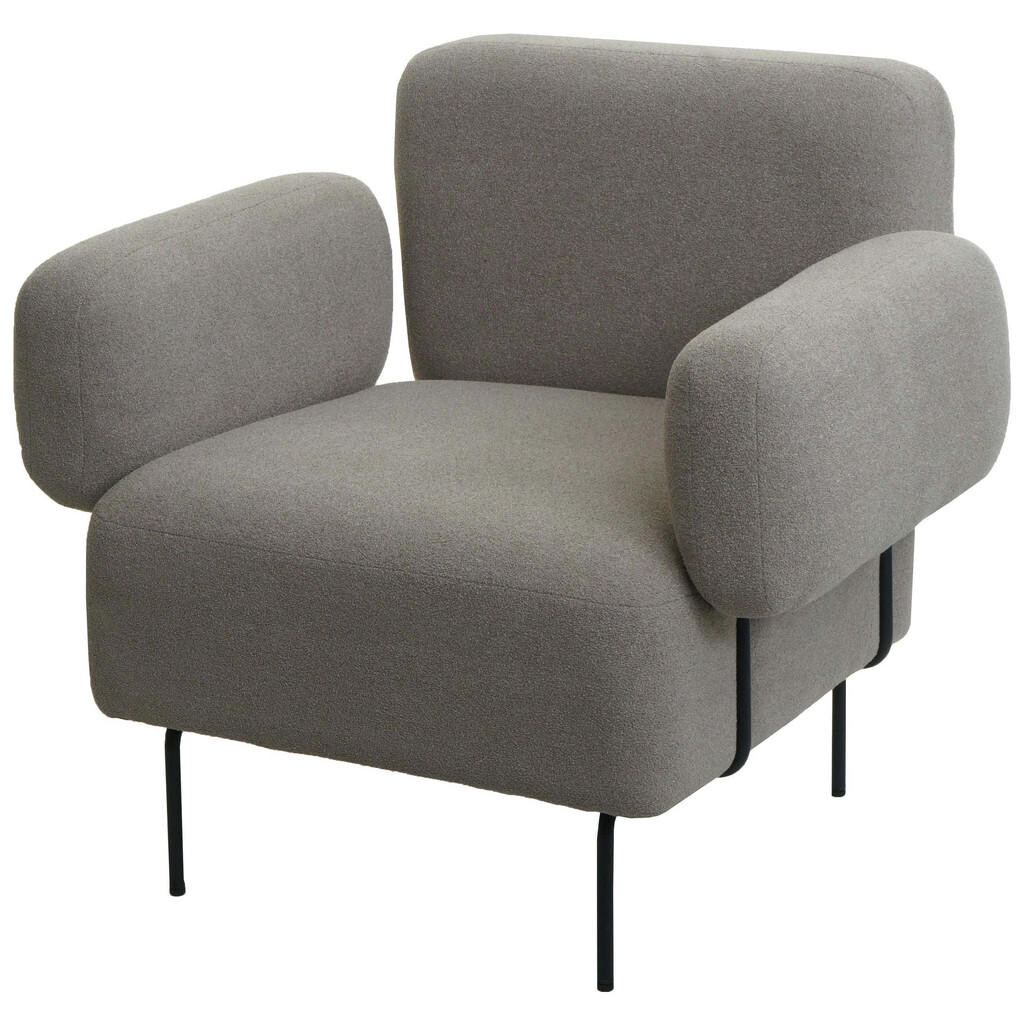 MCW LOUNGE KŘESLO Šedá