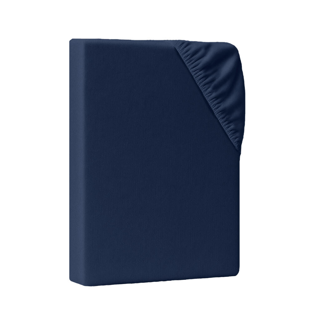 AM Qualitätsmatratzen NAPÍNACÍ prostěradlo 140/180/25 cm tmavě modré