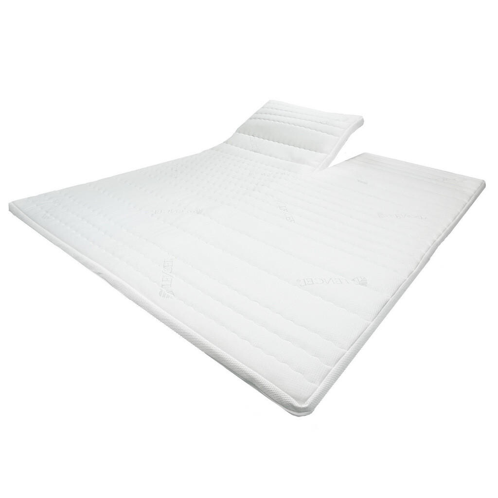 AM Qualitätsmatratzen DĚLENÁ VRCHNÍ DESKA Gelová pěna 180/220 cm - výška 6 cm