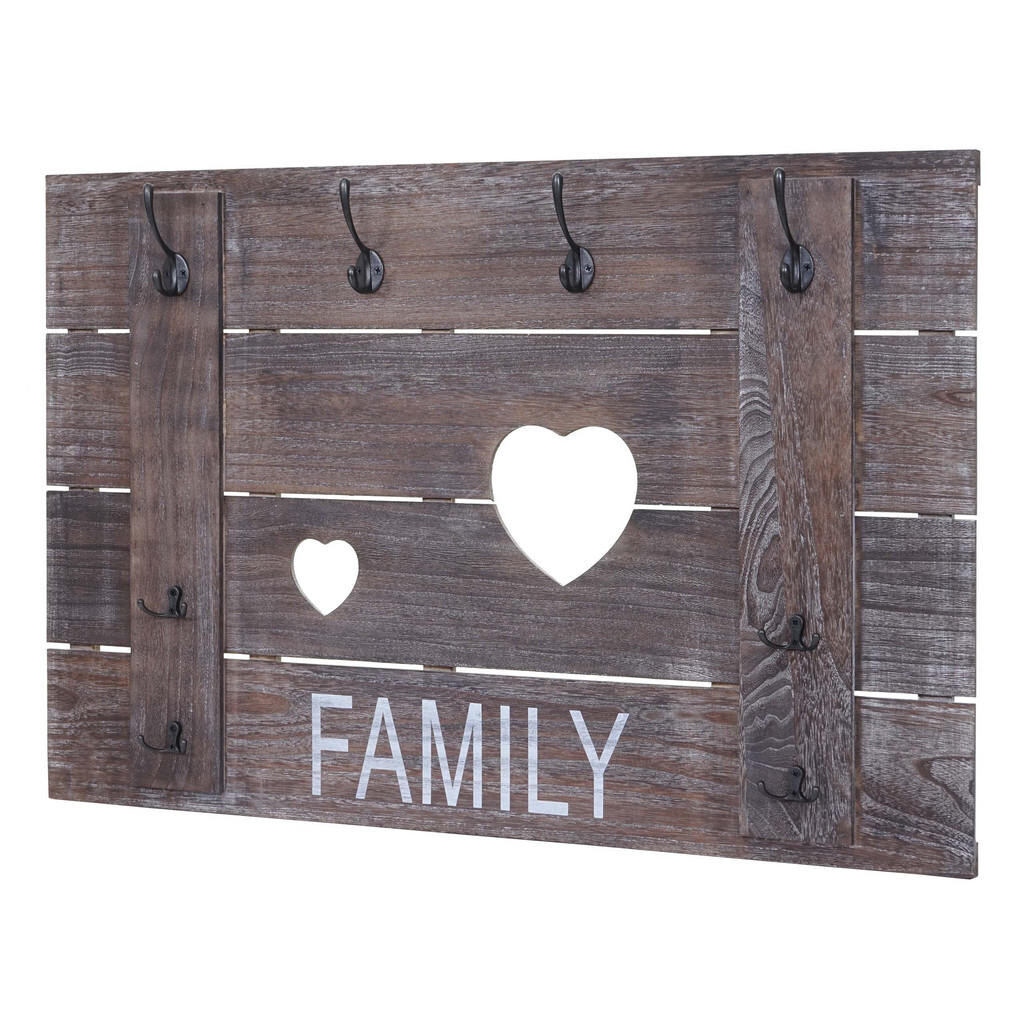 MCW NÁSTĚNNÁ SKŘÍŇ FAMILY SHABBY-LOOK Hnědá