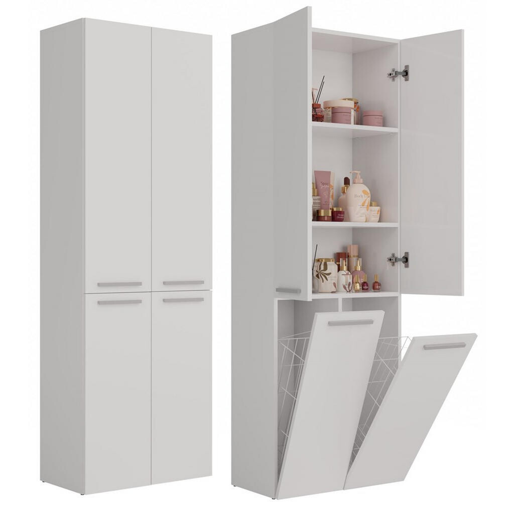 RAUMHIRSCH FURNITURE KOUZELNA SKŘÍŇKA Bílá 60/174/30