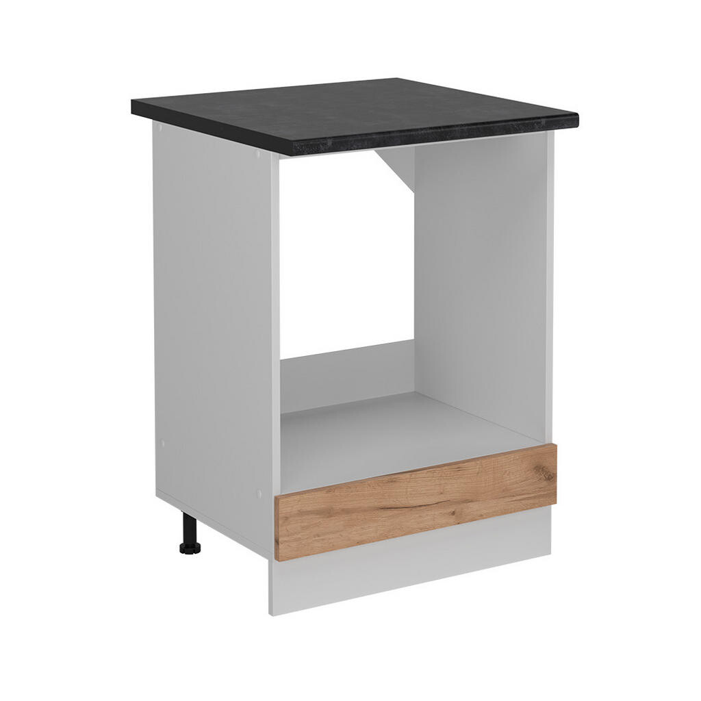 Vicco SKŘÍŇKA NA VESTAVĚNOU TROUBU R-Line Zlatý mocný dub 60 cm PD Antracit
