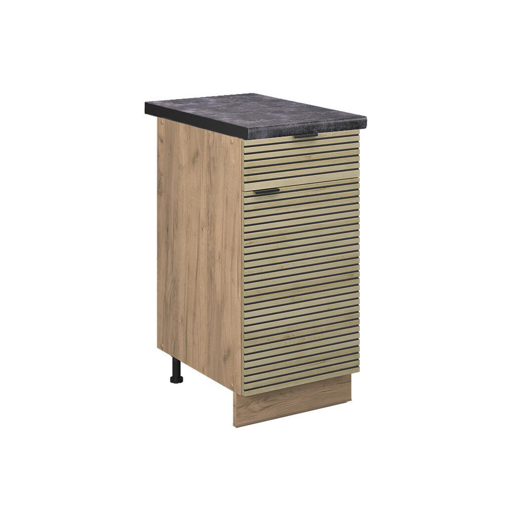 Vicco SPODNÍ SKŘÍŇKA KUCHYŇSKÉ LINKY Fame-Line Dubový panel 40 cm , PD Antracit