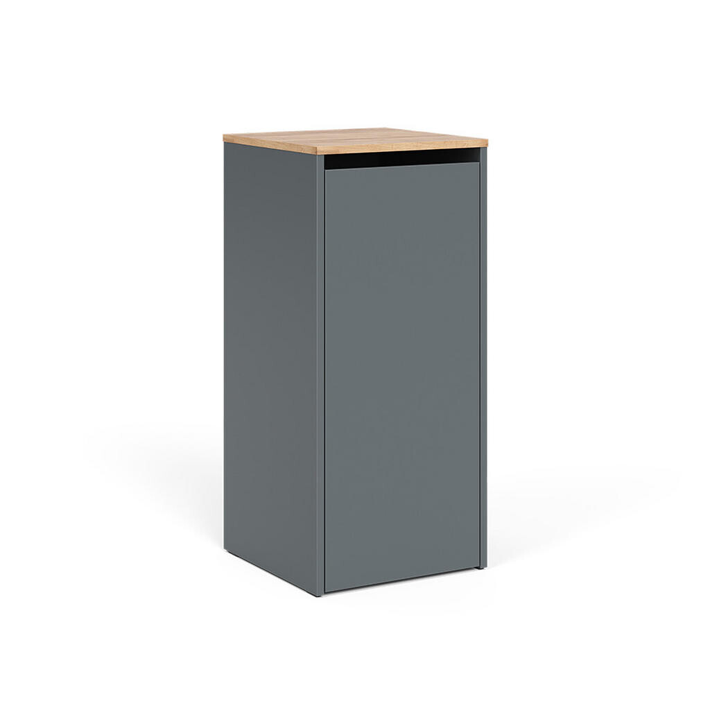 Vicco KOUPELNOVÁ SKŘÍŇKA Viktor Antracit/zlatý dub 40.2 x 88.2 cm s košem na prádlo