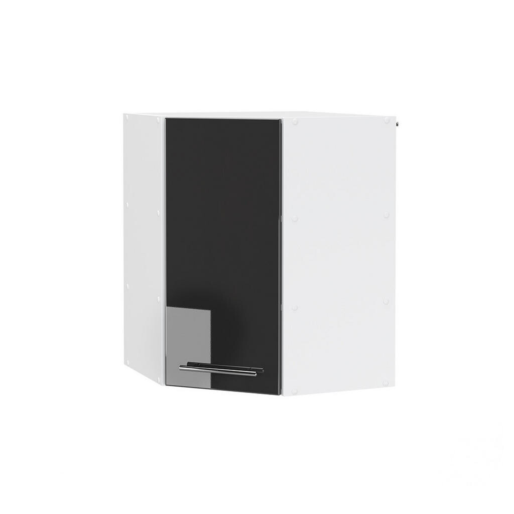 Vicco ROHOVÝ VĚŠÁK NA STĚNU Fame-Line Antracitový vysoký lesk 57 cm