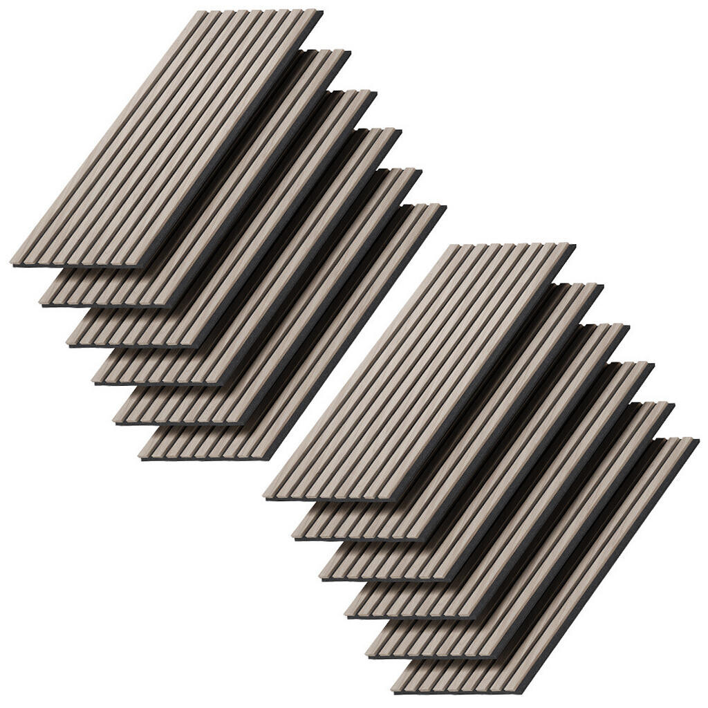 Vicco AKUSTICKÝ PANEL Sonoa, Hnědá, 12 kusů