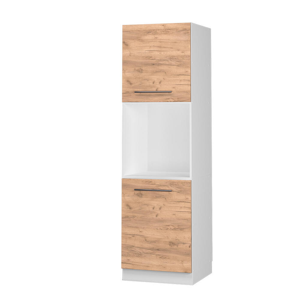 Vicco SKŘÍŇKA NA VESTAVĚNOU TROUBU Fame-Line Zlatý mocný dub 60 cm s otevřenou policí